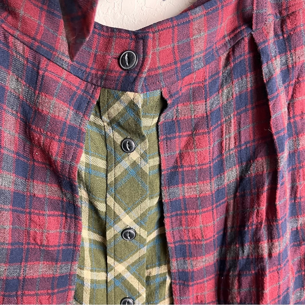 Rag & Bone Felicity Skirt 8 Tie Waist Button Front Rebel Punk Plaid Mini Wool - Picture 8 of 13